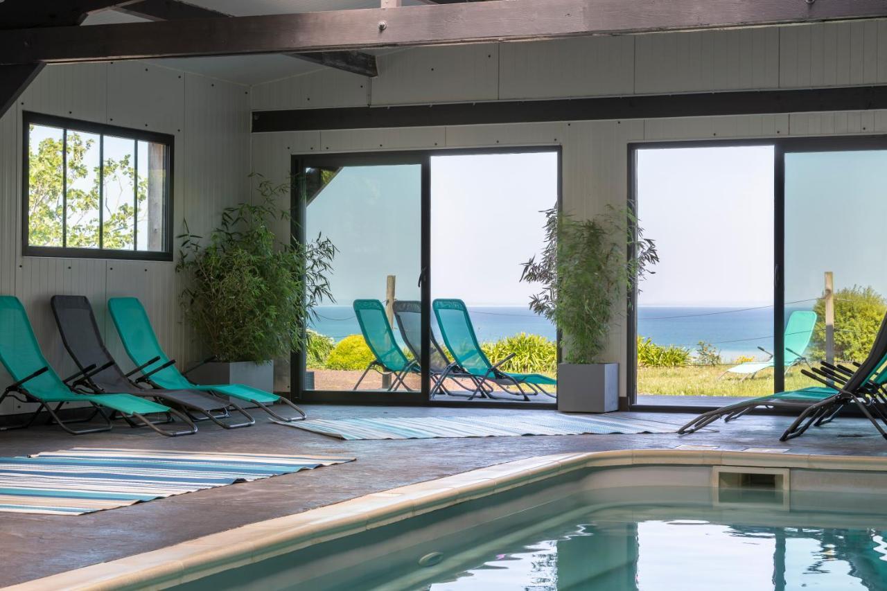 La Metairie-Du-Vauhariot - Vue Mer Et Mont Saint Michel - Piscine Chauffee - Acces Gr34 Cancale Zewnętrze zdjęcie